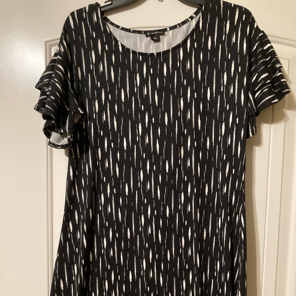 Black and white dress